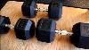 Dumbbells Hexagon Rubber 5lb 80lb pairs with Body Solid Heavy Duty 3-tier rack